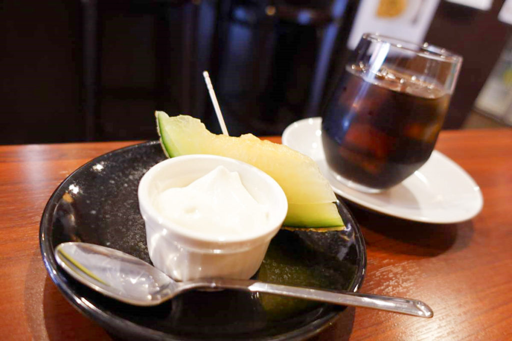 Kigaruのデザート＆アイスコーヒーのセット