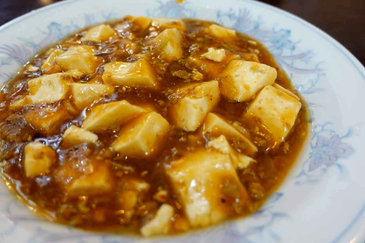 康楽の麻婆豆腐定食