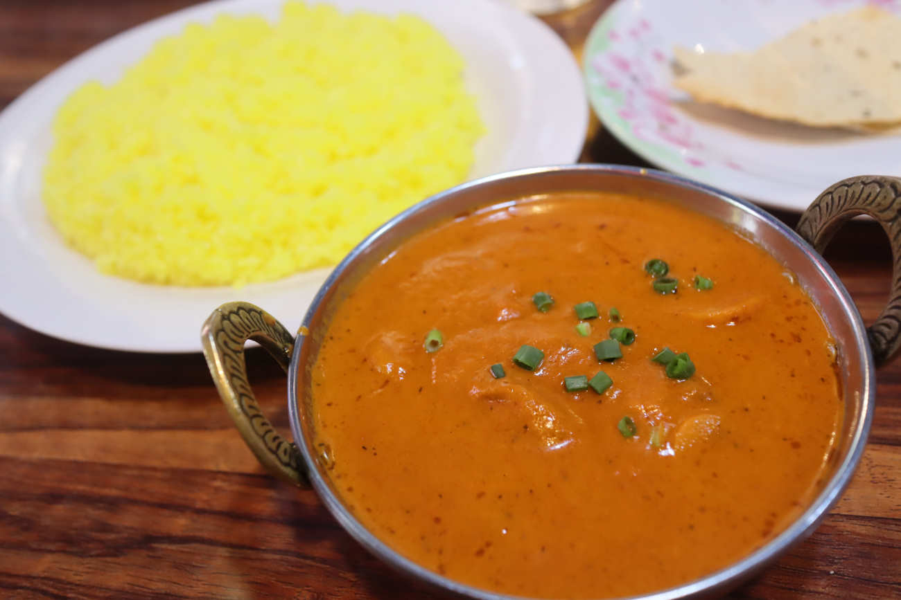 【インド料理 ミラン】ポークマッシュルームカレー