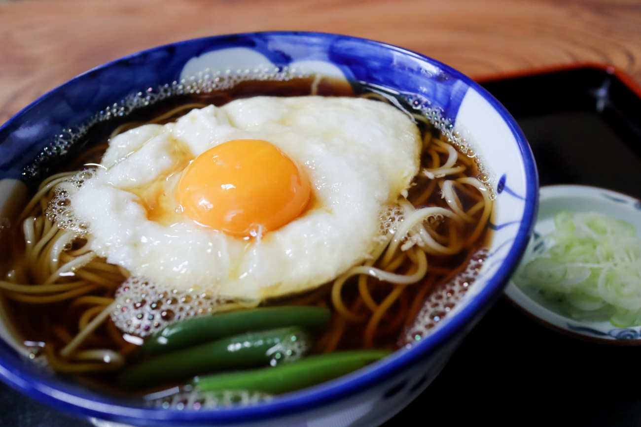 【松月庵】山かけ蕎麦でお肌が潤う
