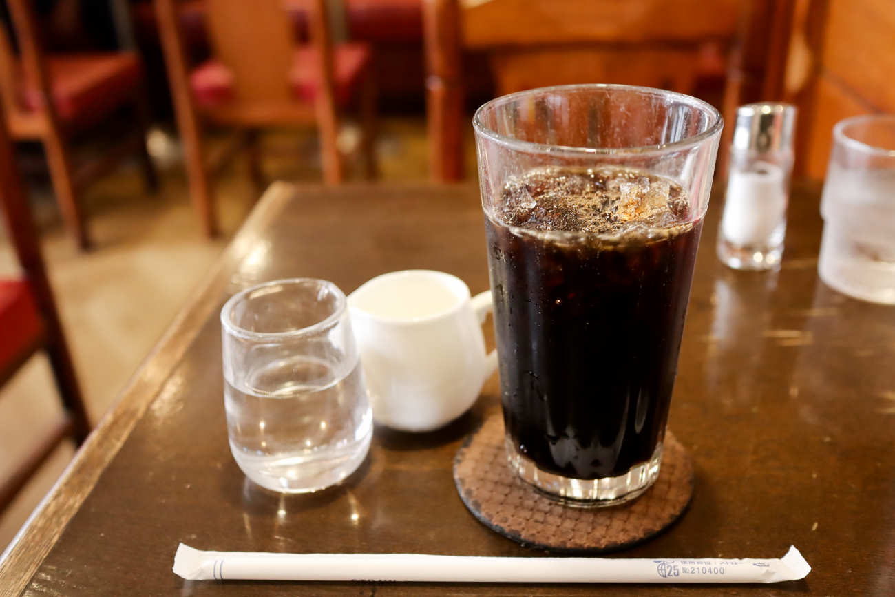 下高井戸 カフェ コロラドのアイスコーヒー