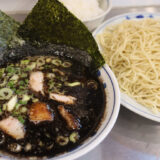 【らあめん英】食べ応えがあるのに夏でもサッパリ食べられる『ブラックつけ麺』