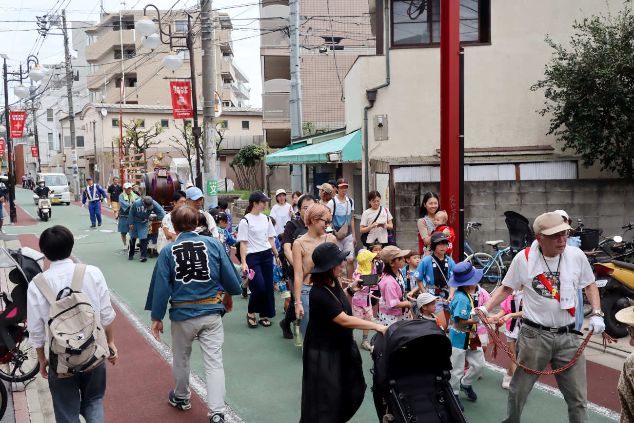 赤堤六所神社 例大祭2024の子供山車