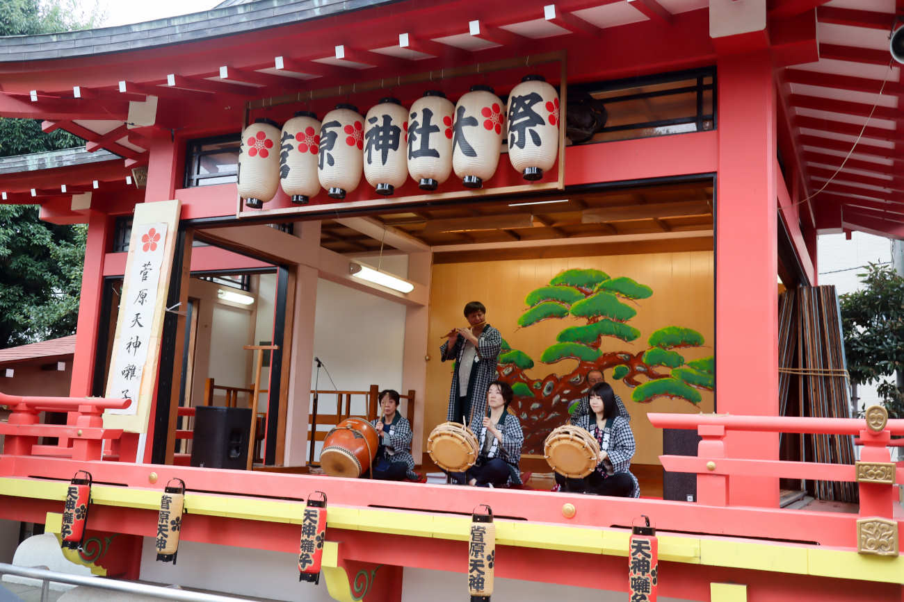 世田谷菅原神社の例大祭2024のお囃子