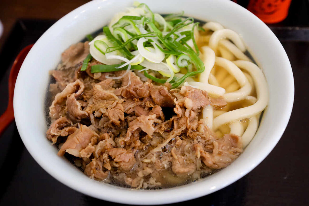 下高井戸 さぬきうどん 千はなの肉うどん 1,100円