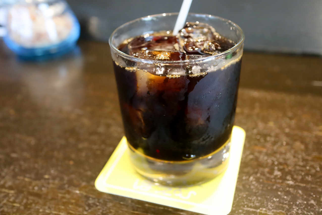 コーヒーハウスぽえむ 下高井戸店のアイスコーヒー