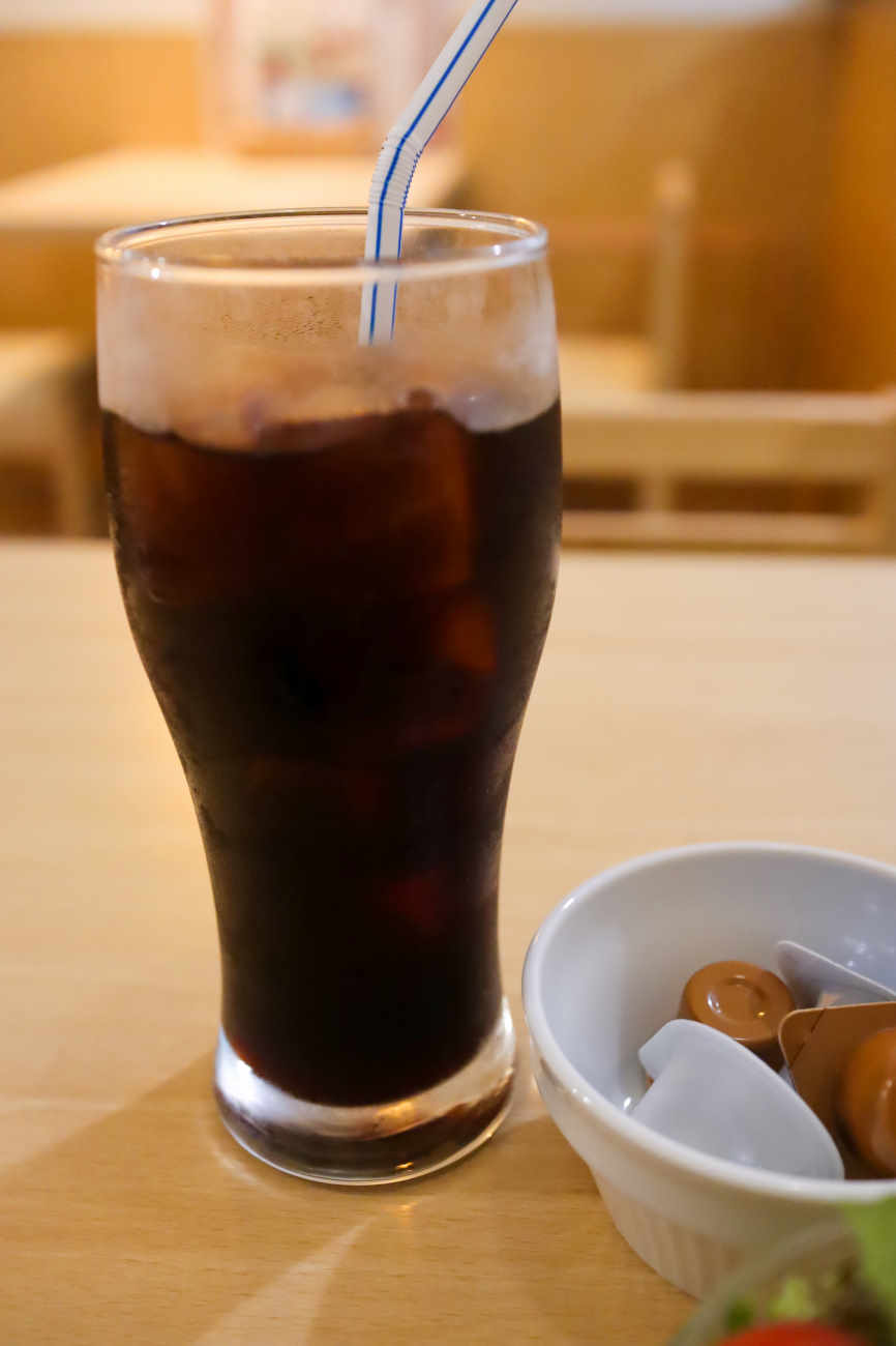 下高井戸 ラ・カルネのアイスコーヒー