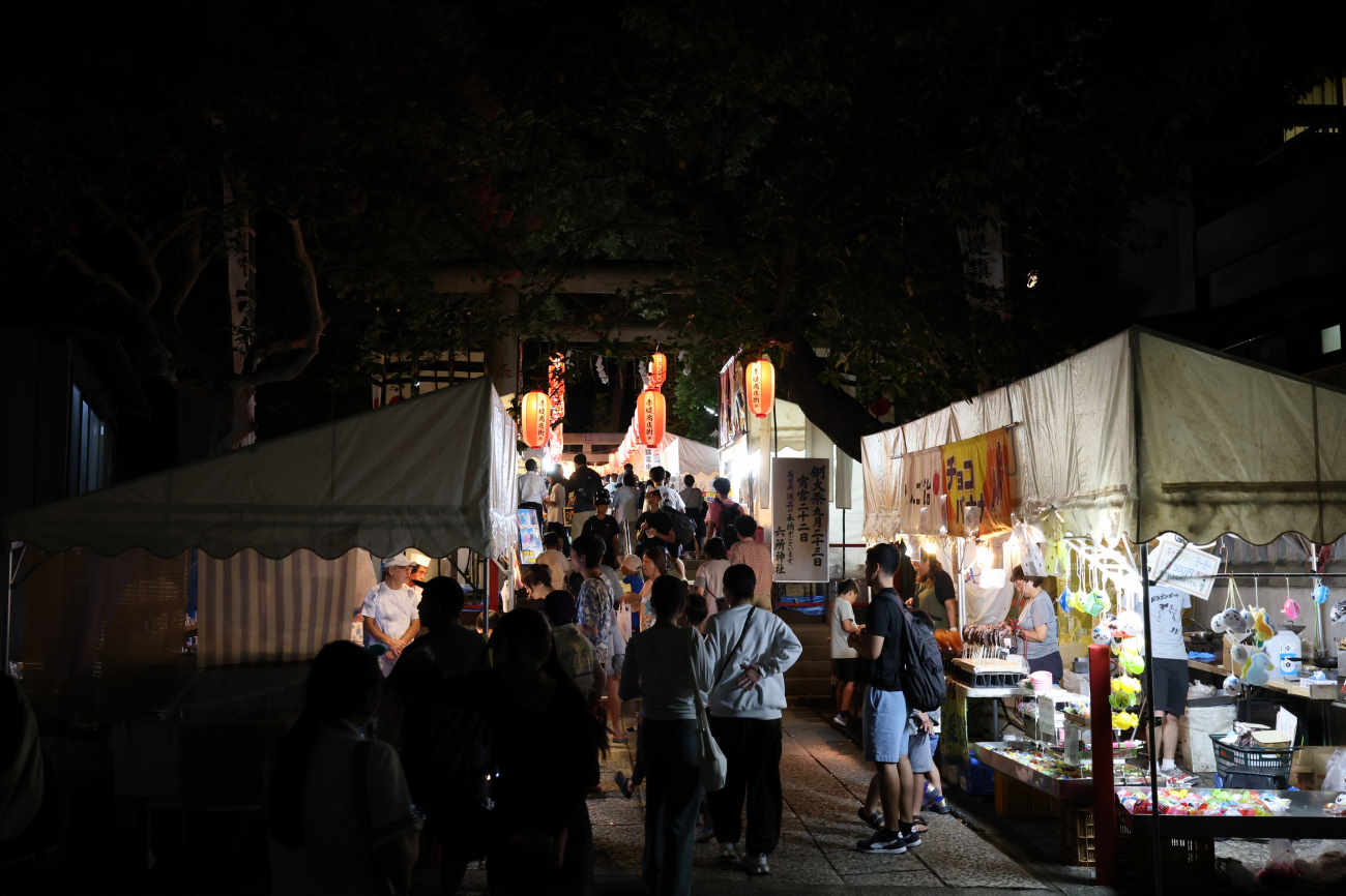 六所神社例大祭2025の六所神社入口