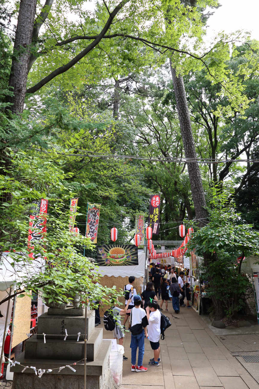 六所神社例大祭2025の境内