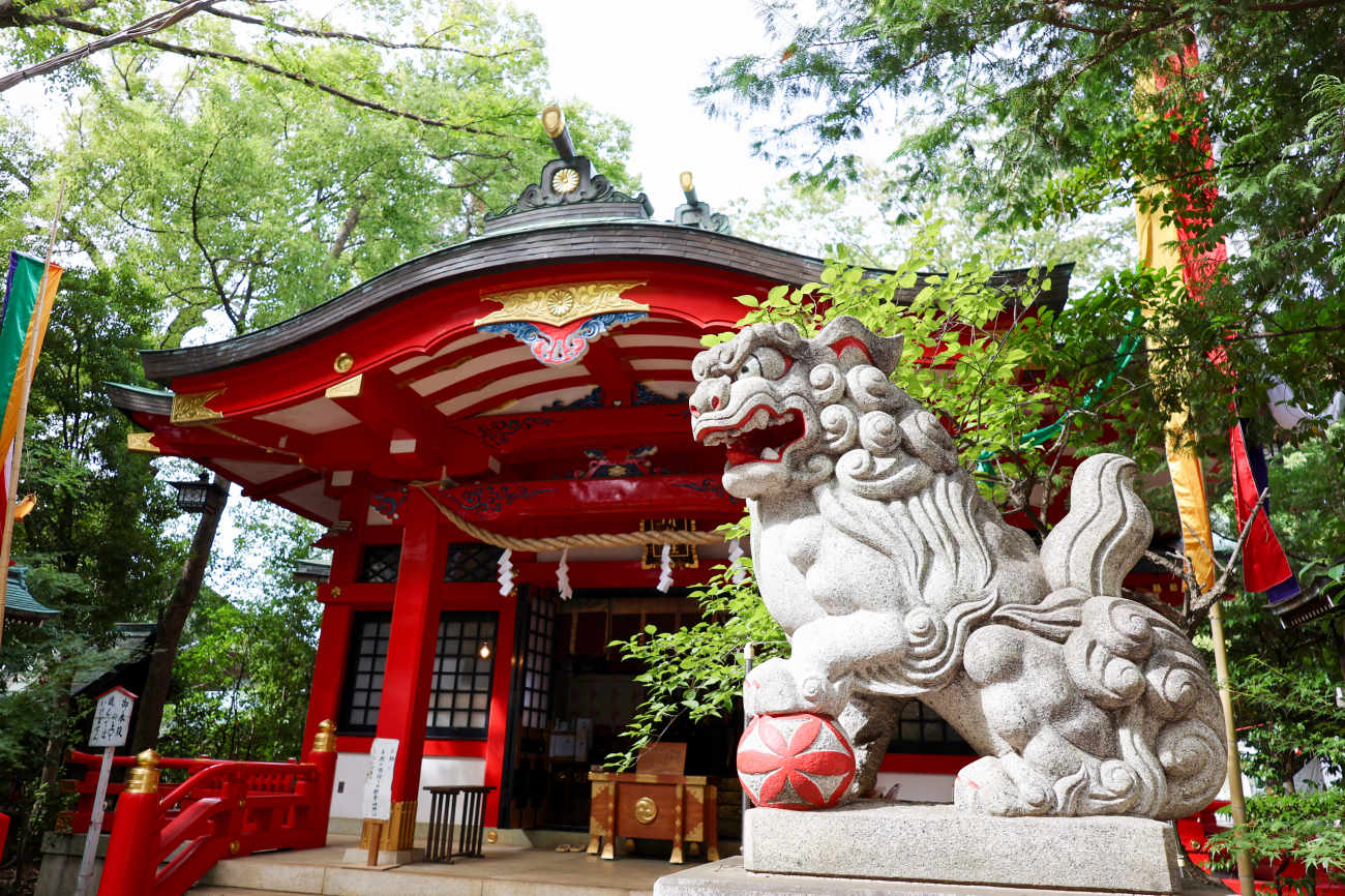 六所神社例大祭2025の狛犬