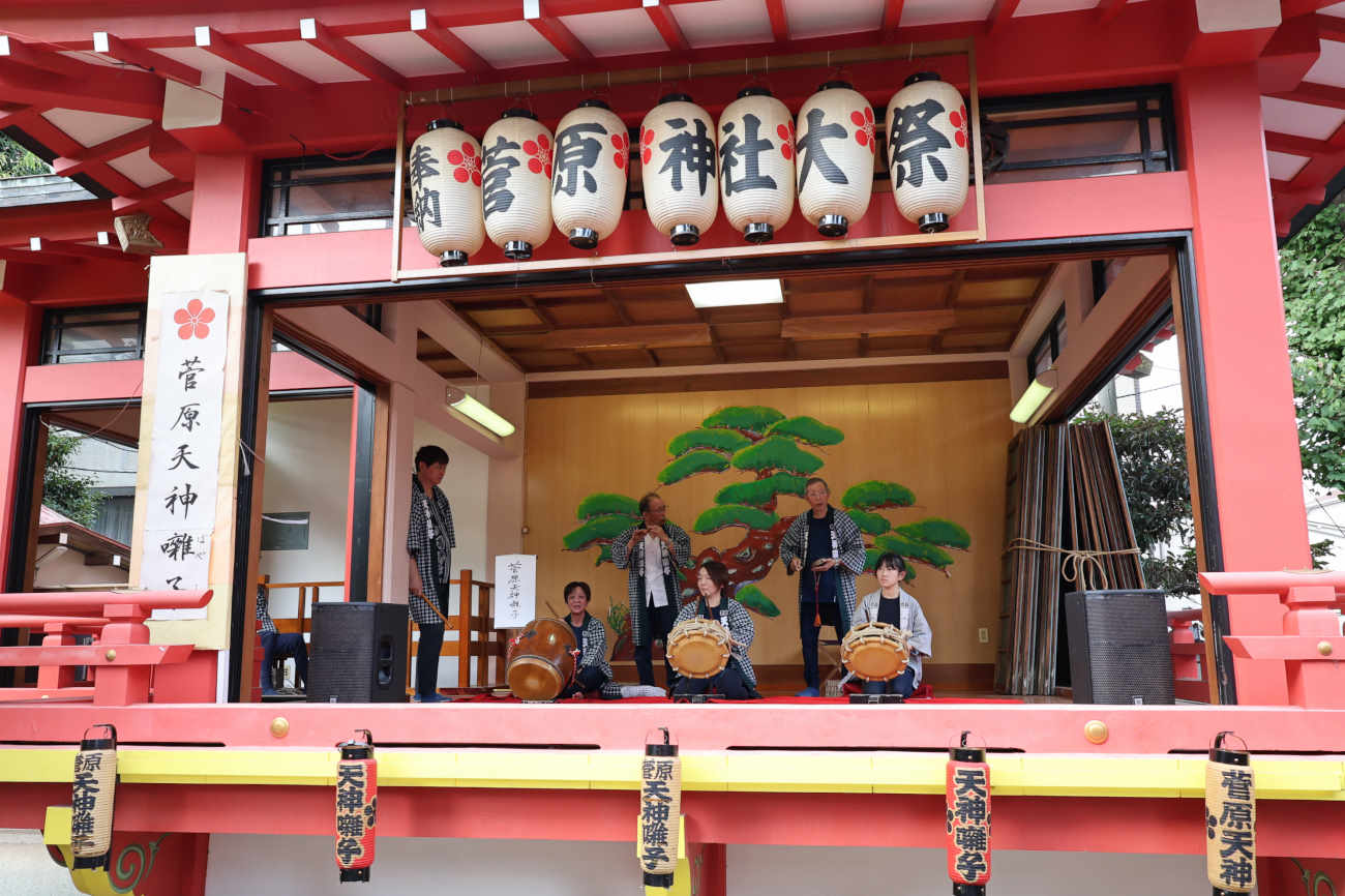 菅原神社例大祭2025の天神囃子