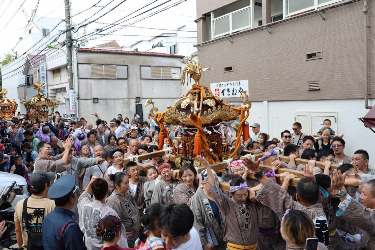 菅原神社例大祭2025のお神輿２