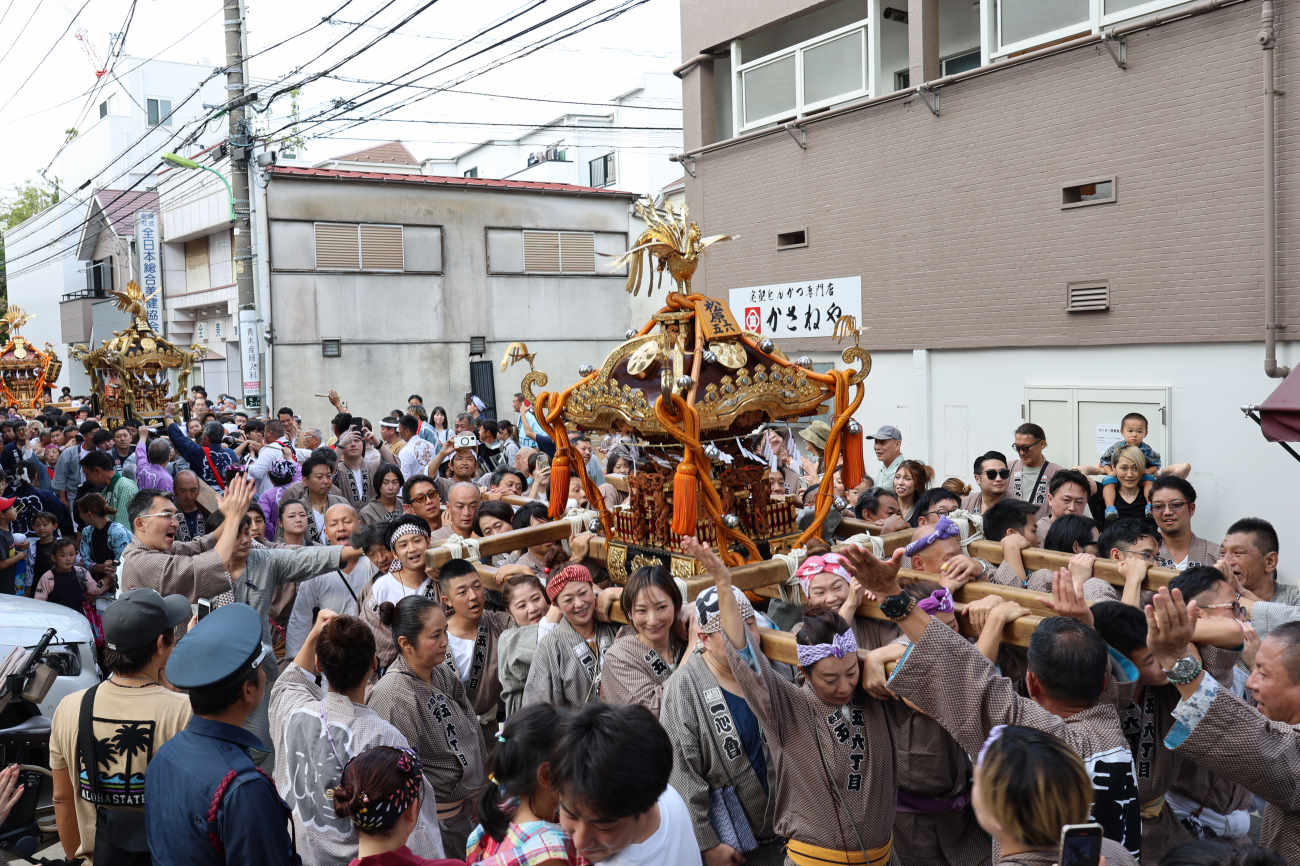 菅原神社例大祭2025のお神輿２