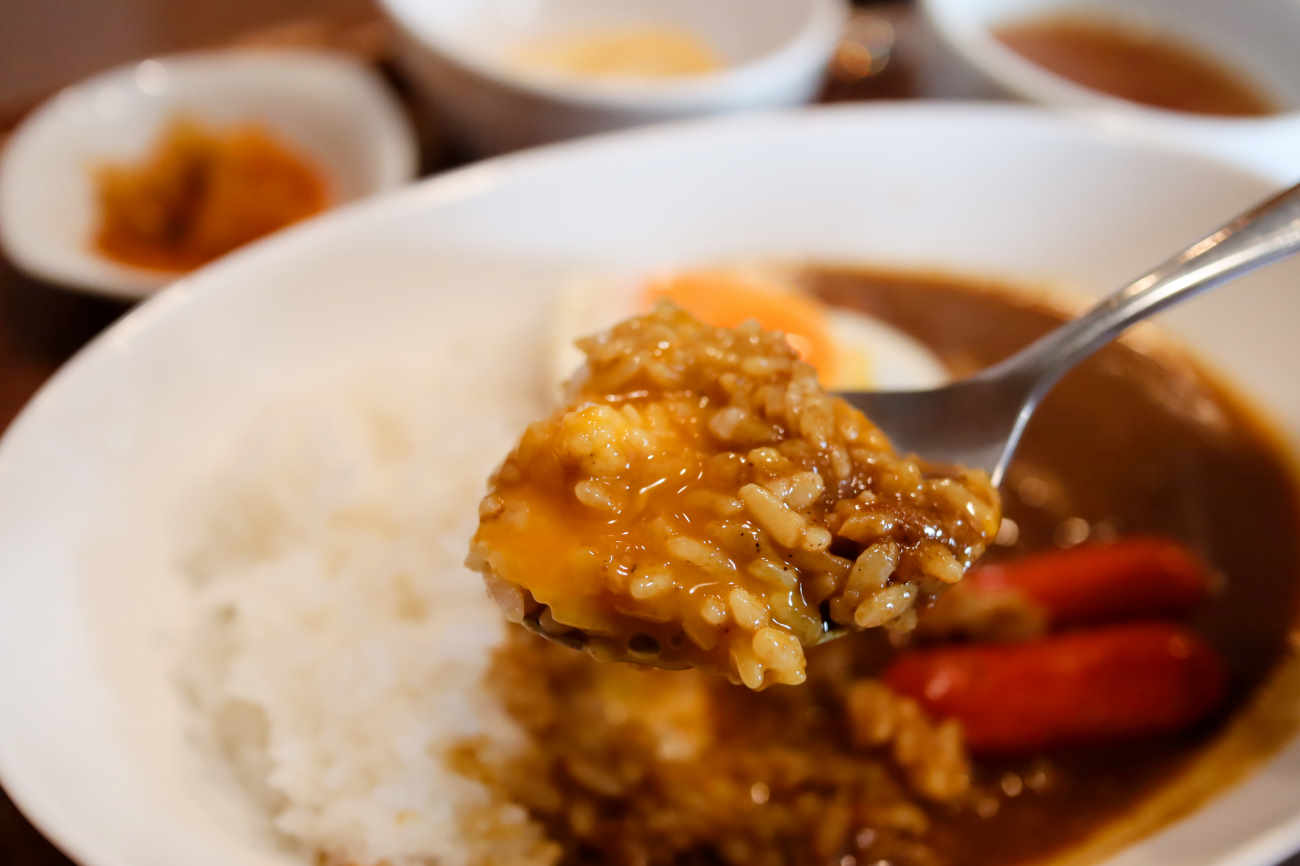 下高井戸 カフェ&キッチン ちゃぶ台のちゃぶ台カレーと半熟卵