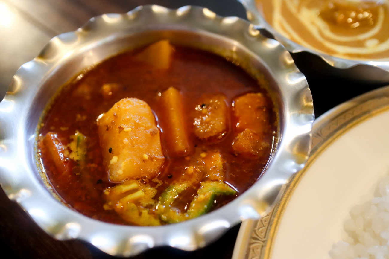 下高井戸 ハトスアウトサイドのベジタブルカレー