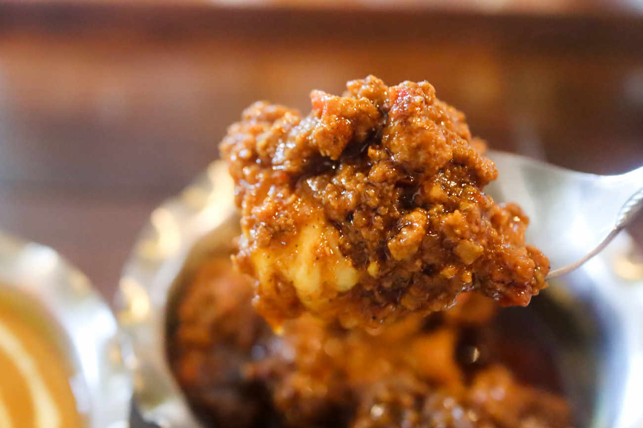 下高井戸 ハトスアウトサイドのキーマカレー リフト