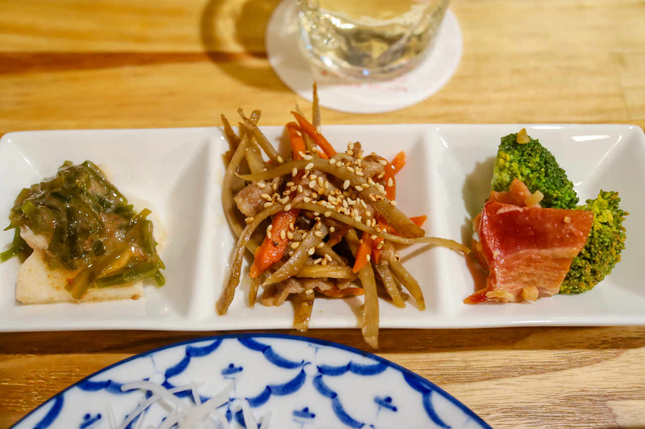 下高井戸 キッチン バロンの小鉢3種