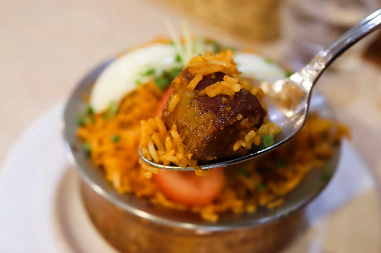 カナピナ 下高井戸店のマトンビリヤニのマトン