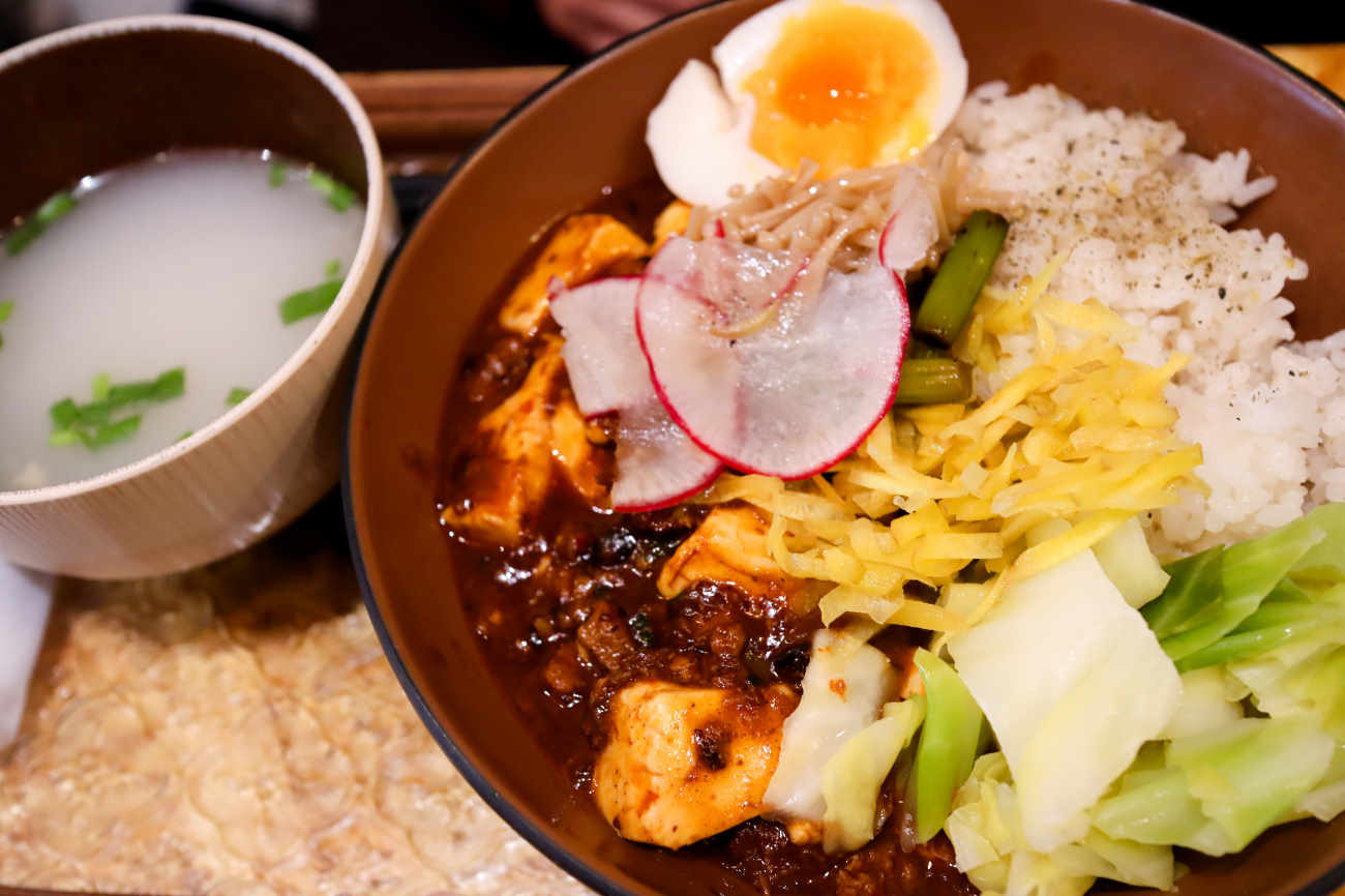 下高井戸 台湾カフェ MEILIの麻婆豆腐飯 1,300円