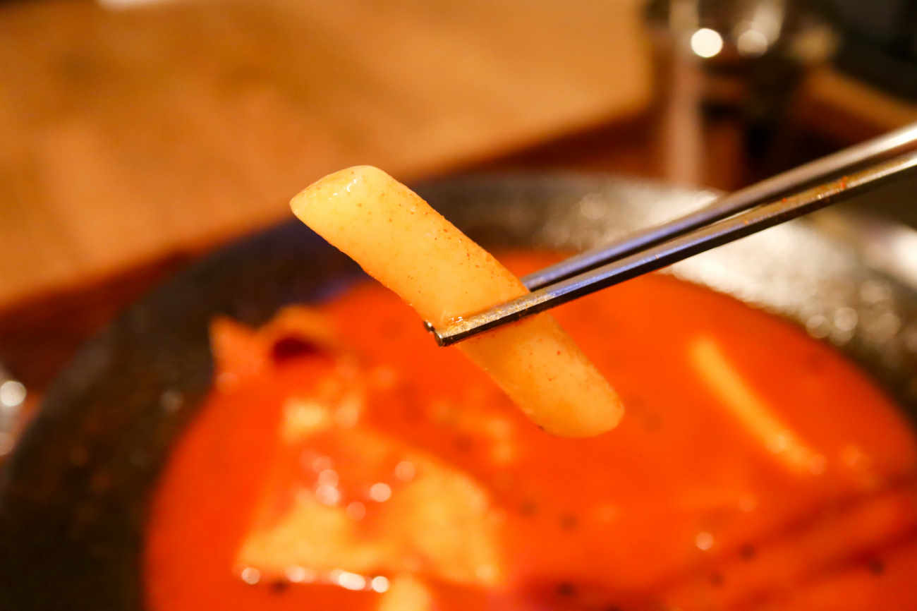 下高井戸 韓国料理ハニャンの麻辣トッポキのトッポキ