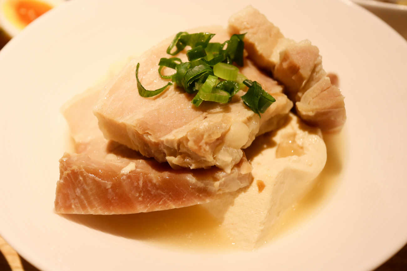 下高井戸 居酒屋おふろの塩ブタ豆腐スープ煮