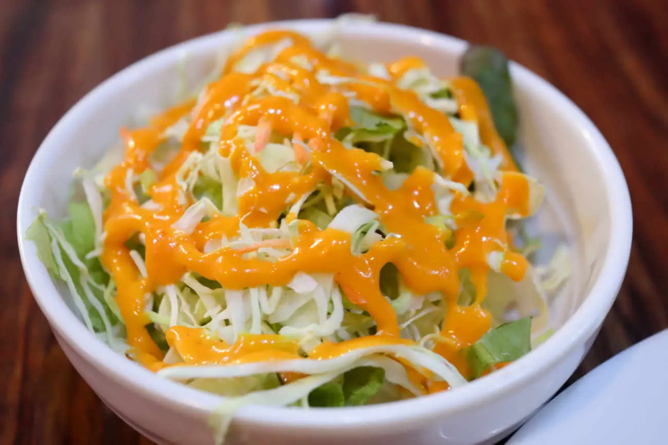 下高井戸 インド料理ミランのサラダ