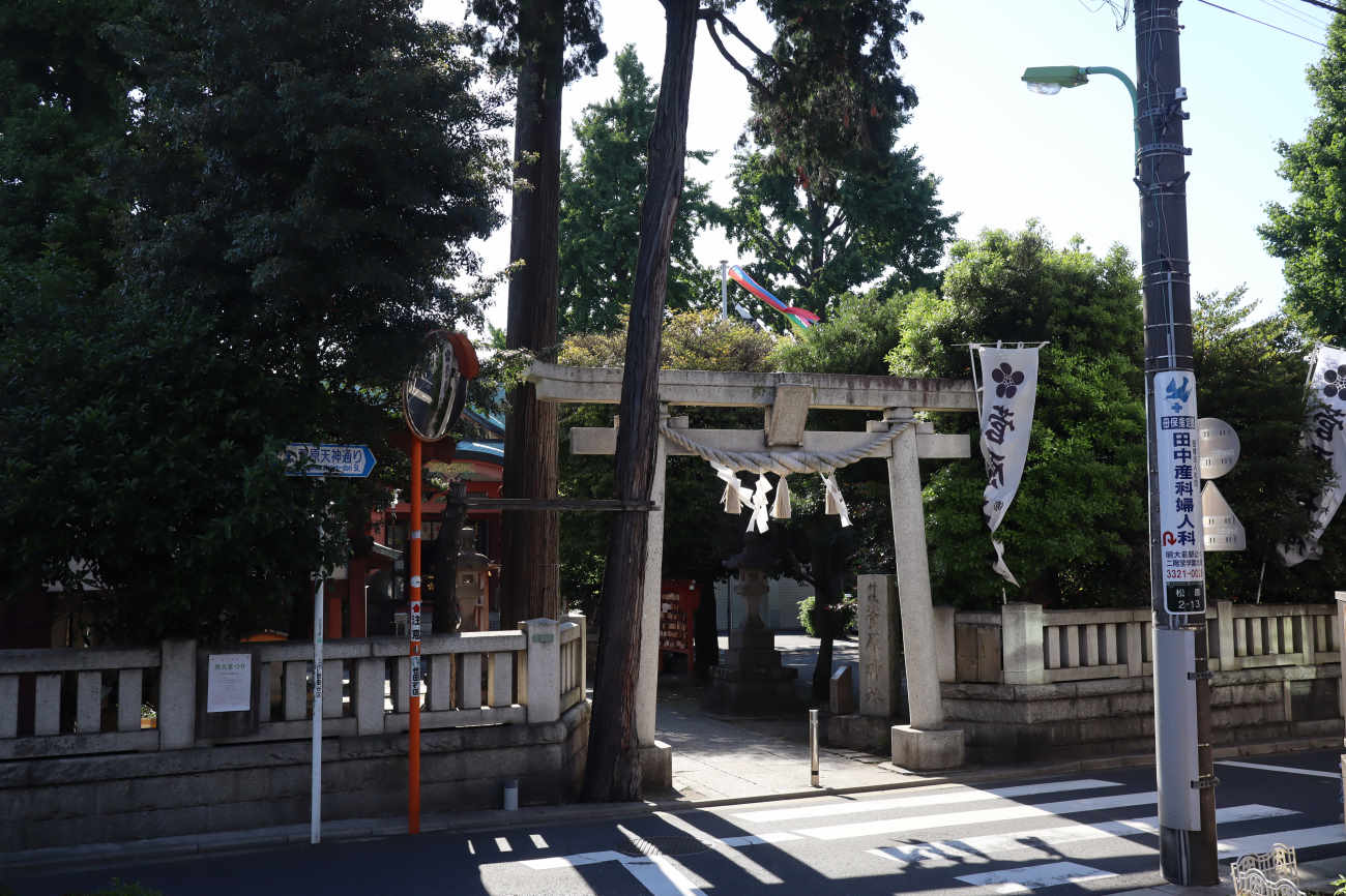 松原 菅原神社の外観
