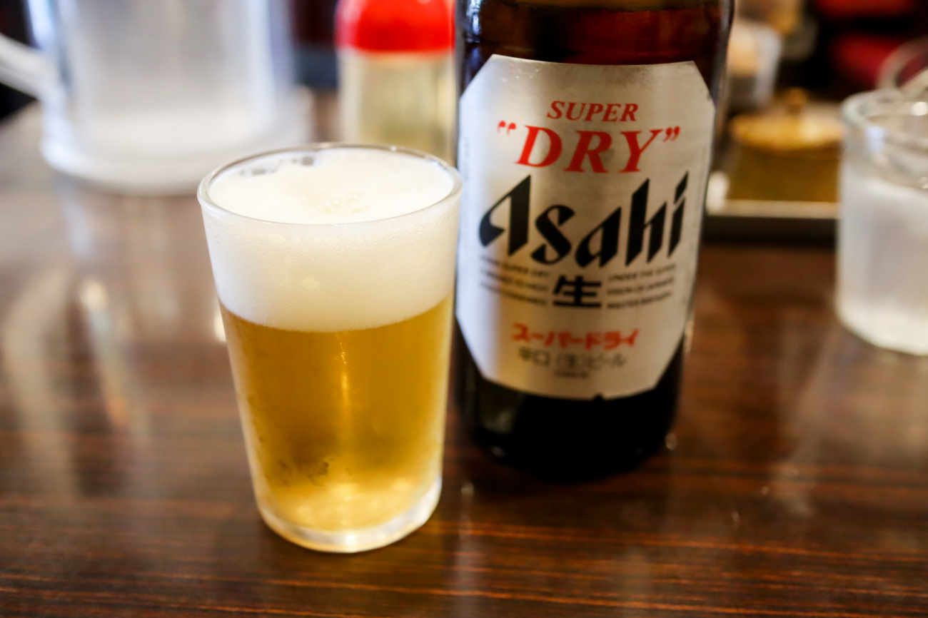下高井戸 家宴のスーパードライ 中瓶 650円