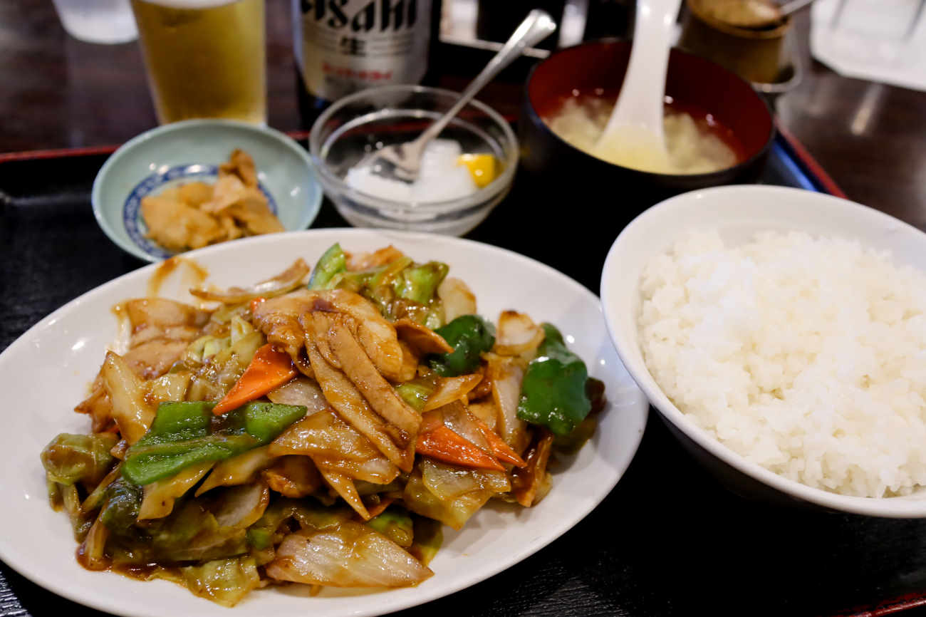 下高井戸 家宴のホイコーロー定食 850円