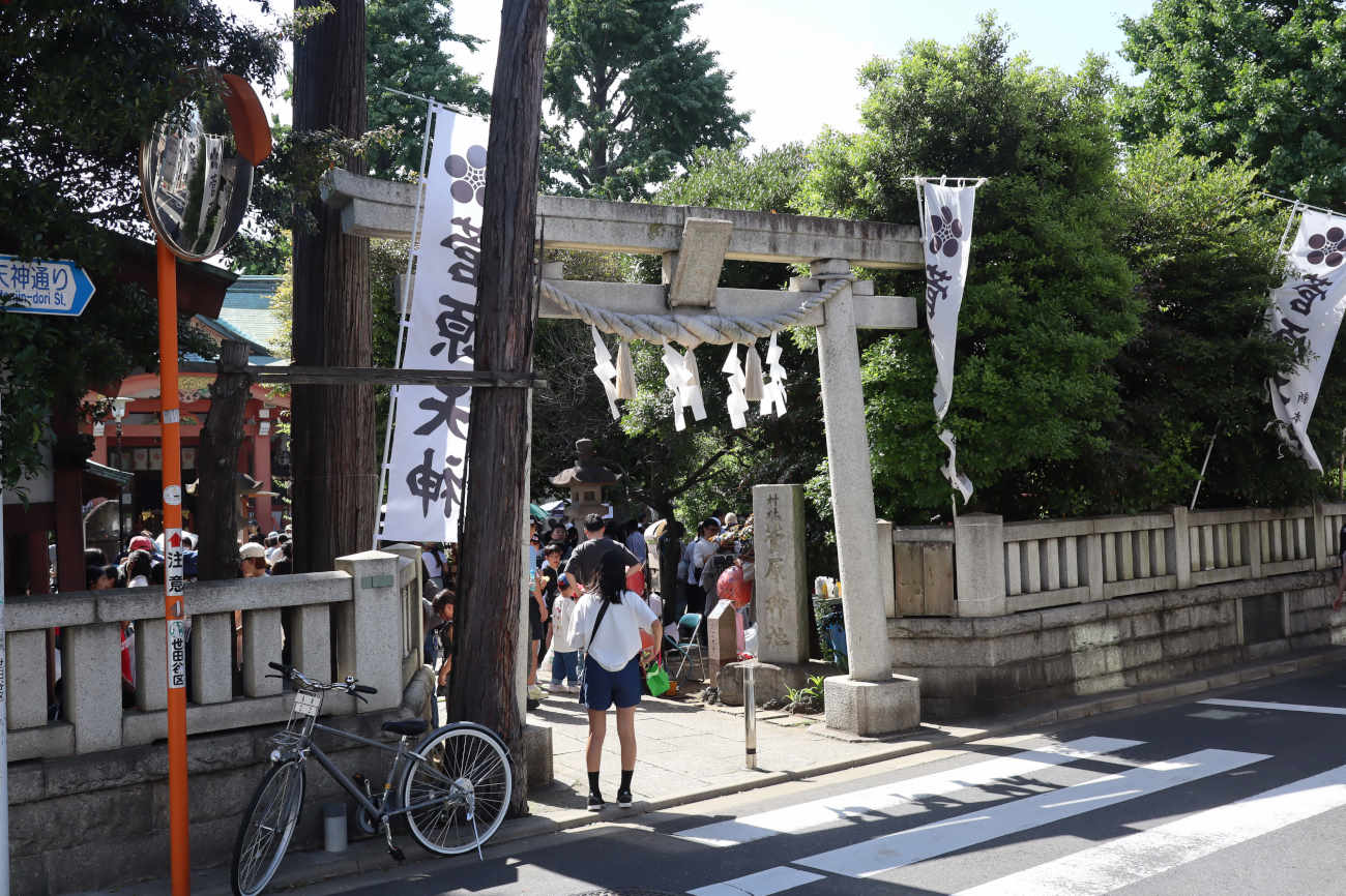 菅原神社 弁天まつり2026の鳥居