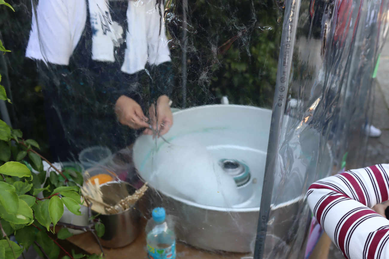 菅原神社 弁天まつり2026のわたあめ