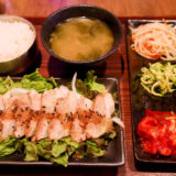 【韓国料理ハニャン】期間限定!ガツンと香るニンニクソースが絶品!「マヌルポッサム」ランチ