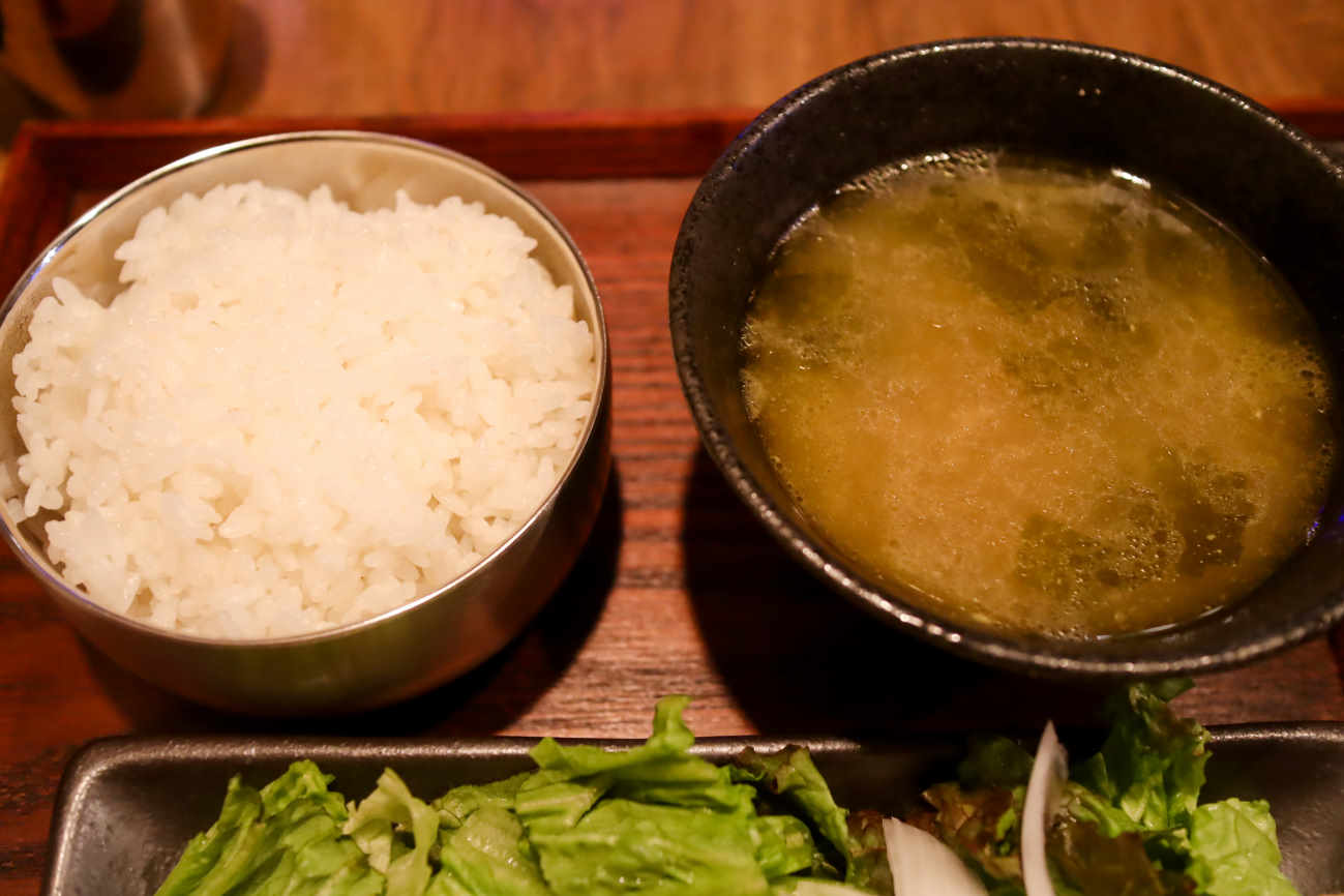 下高井戸 韓国家庭料理ハニャンのご飯とスープ