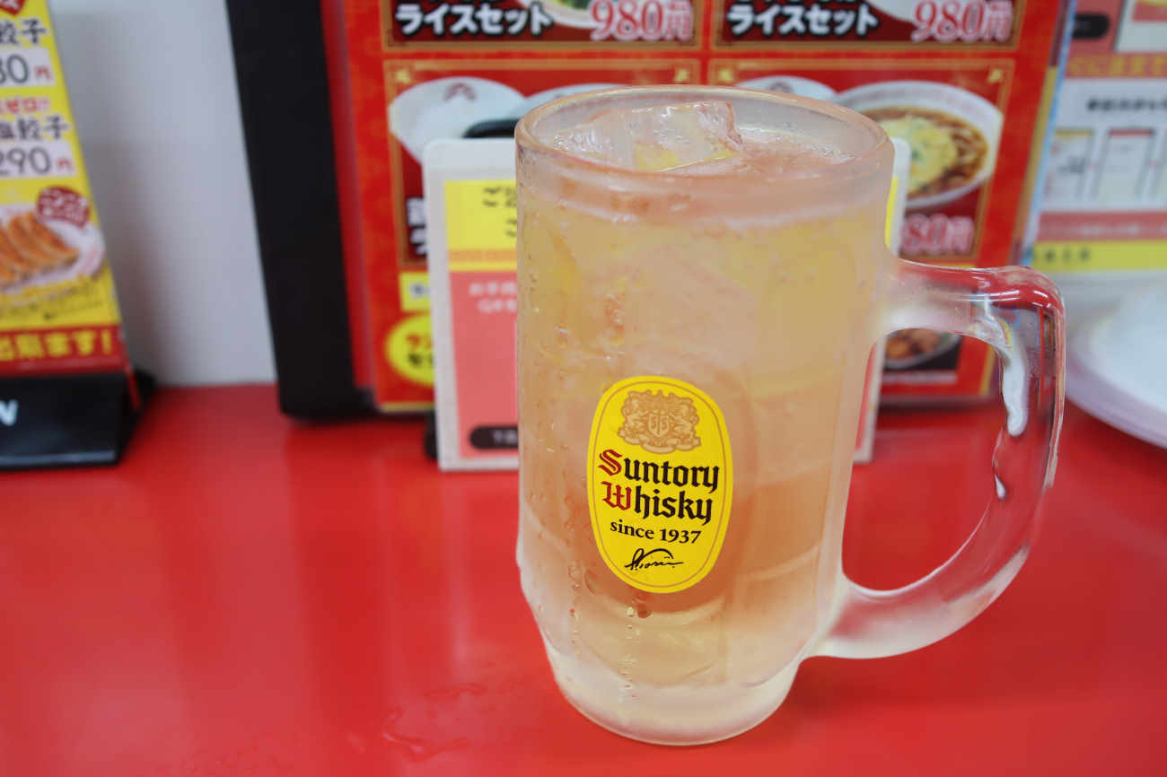 大阪王将 下高井戸店のハイボール