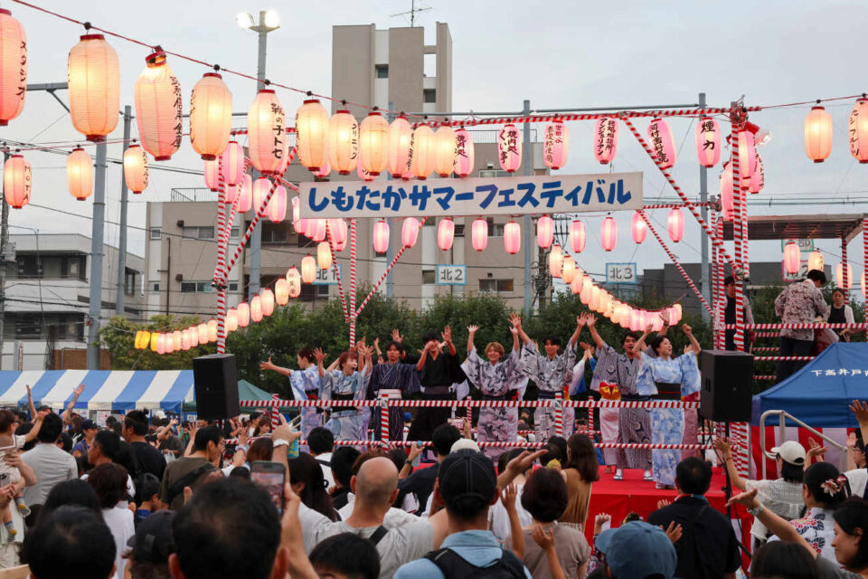 しもたかサマーフェスティバル2026のステージ