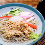 【昌久】食欲が落ちる酷暑日に食べたい、優しい味の冷納豆そば