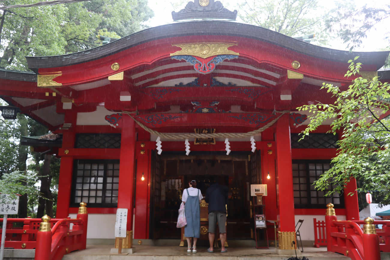 赤堤六所神社例大祭2026の拝殿