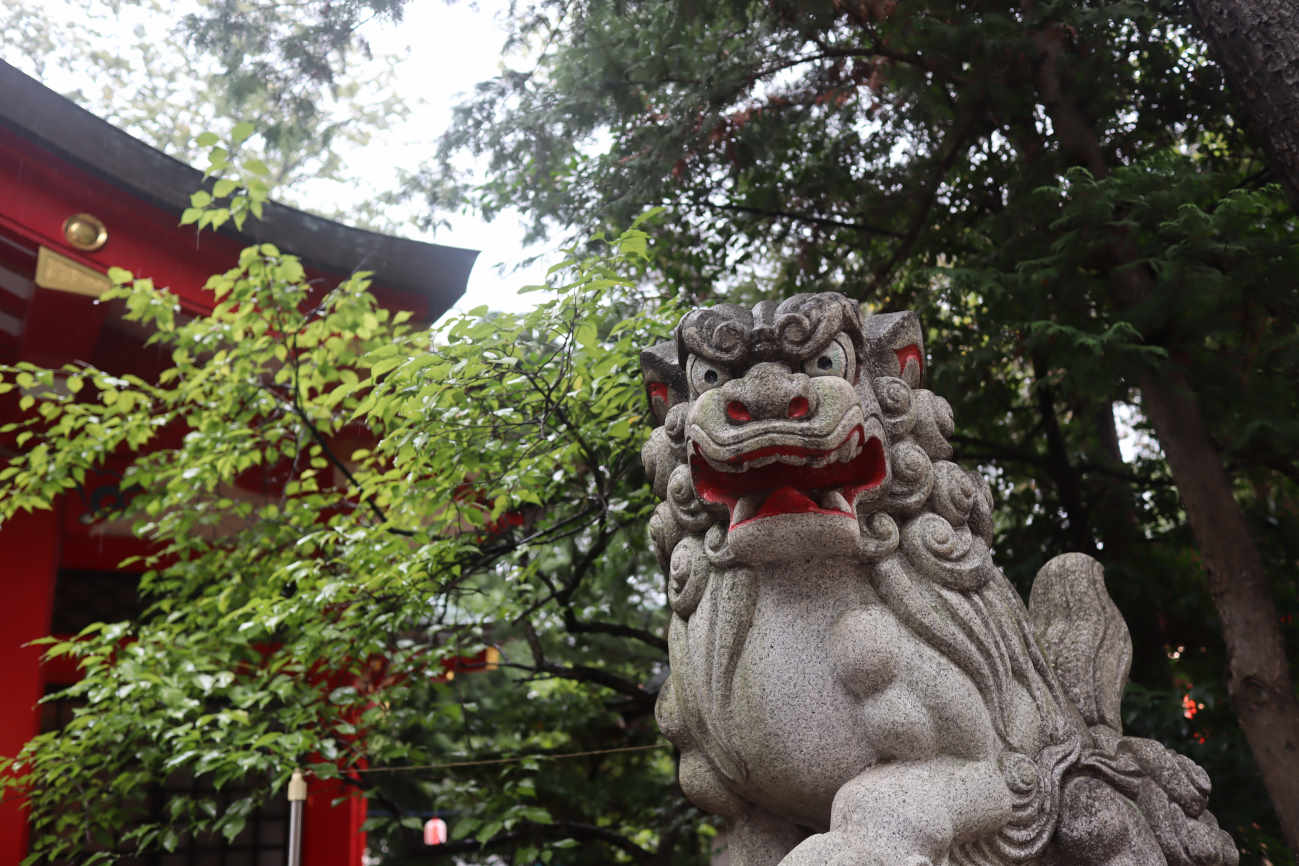 赤堤六所神社例大祭2026の狛犬