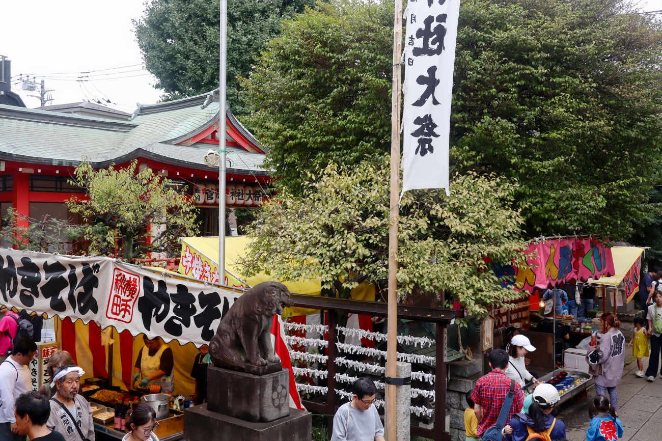 菅原神社例大祭2026の拝殿からの様子