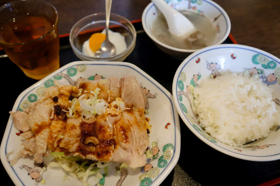 下高井戸 皇庭餃子房のよだれ鶏 1,000円