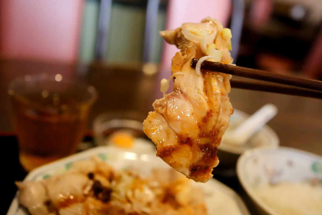 下高井戸 皇庭餃子房のよだれ鶏リフト