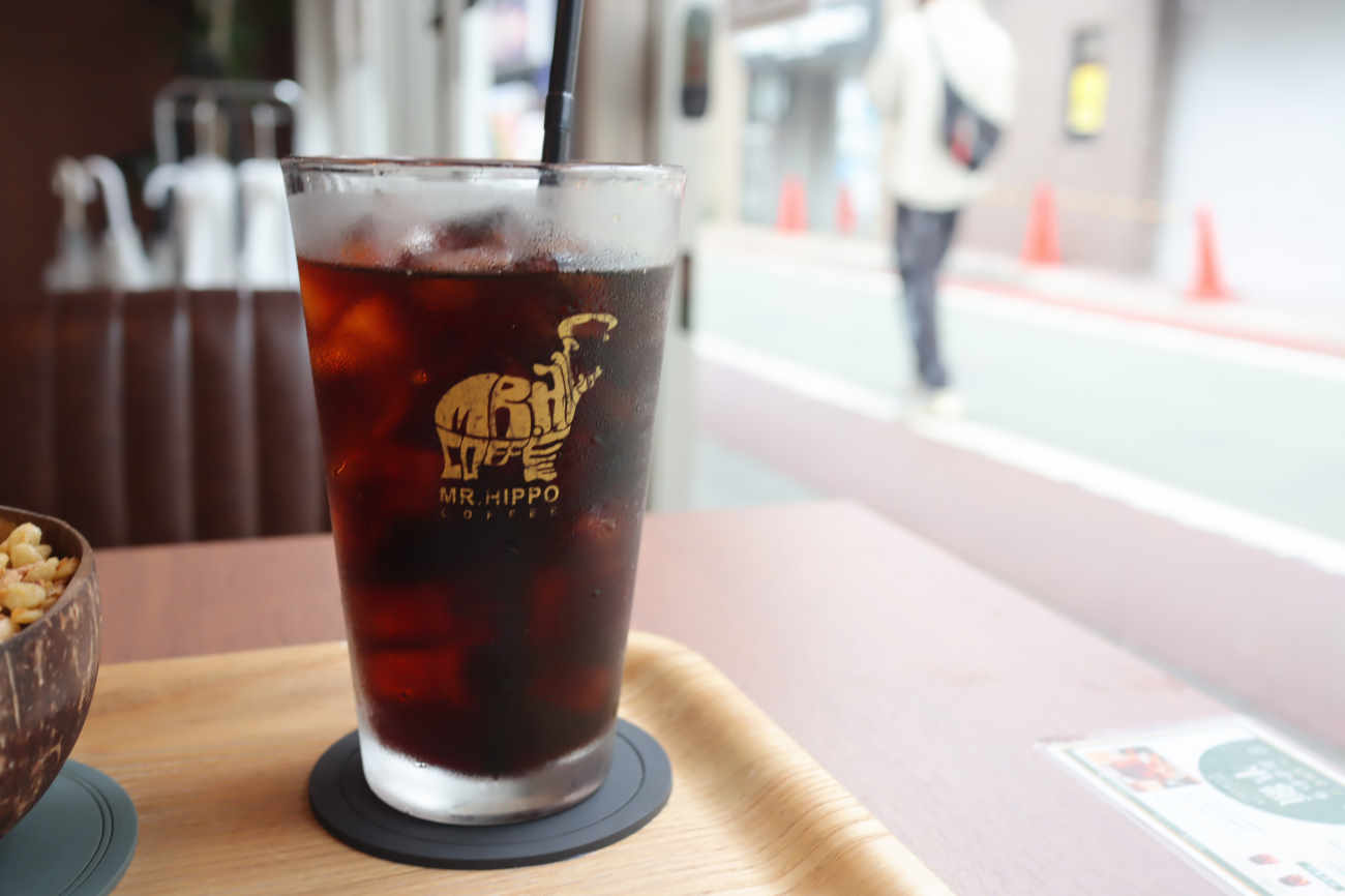 MR. HIPPO COFFEE下高井戸店のアイスコーヒー