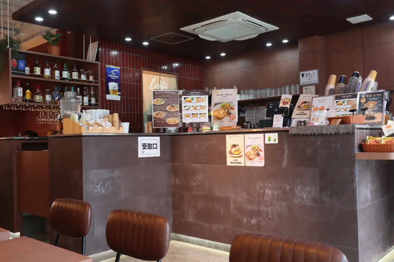 MR. HIPPO COFFEE下高井戸店のカウンター