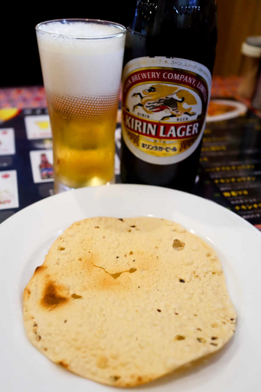 松原ニューサラティのキリンラガービール 中瓶 500円