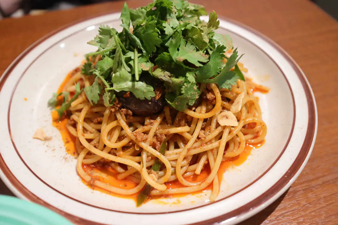下高井戸 Fieroの豚挽肉と秋なすの麻辣ソース 1,700円